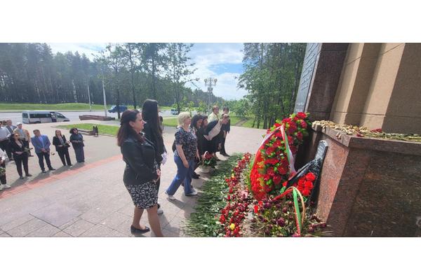 Представители Первомайского района г.Минска посетили место массового уничтожения и захоронения жертв геноцида