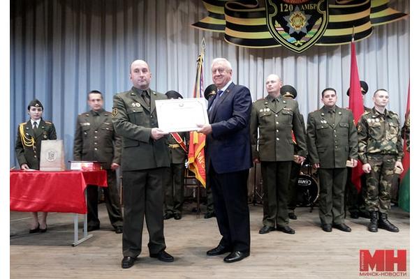 В 120-й бригаде чествовали военнослужащих, которые участвовали в учении «Щит Союза — 2019»